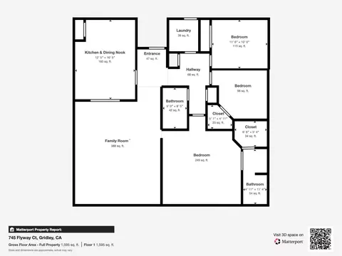 Floorplan - 745 Flyway Ct, Gridley, CA 95948 photo 1 of 3