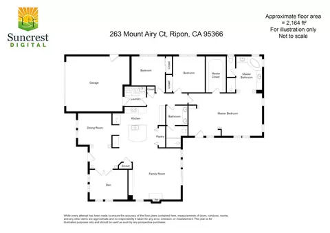 Floorplan - 263 Mount Airy Ct, Ripon, CA 95366 photo 1 of 1