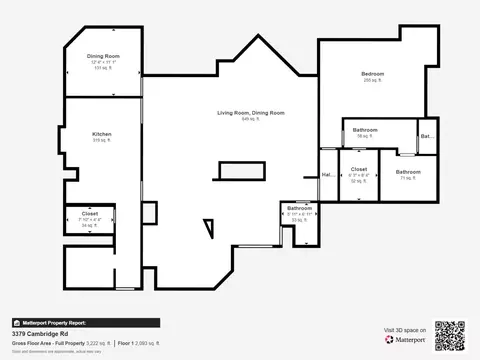 Floorplan - 3379 Cambridge Rd, Cameron Park, CA 95682 photo 1 of 3