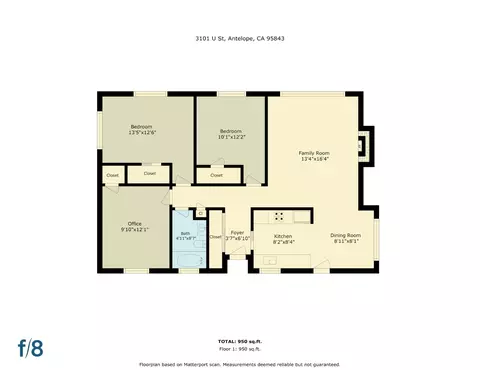 Floorplan - 3101 U St, Antelope, CA 95843 photo 1 of 1