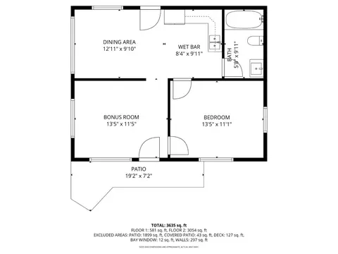 Floorplan - 1835 Sundown Trl, Placerville, CA 95667 photo 2 of 2