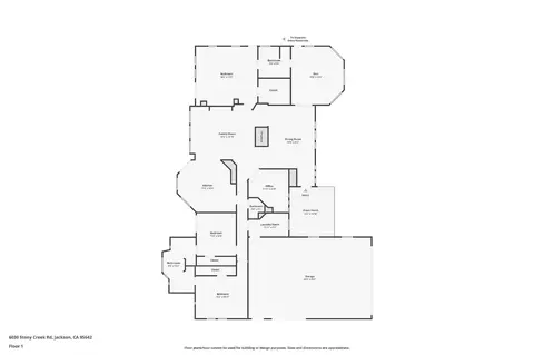 Floorplan - 6030 Stony Creek Rd, Jackson, CA 95642 photo 1 of 3