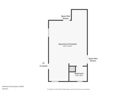 Floorplan - 6030 Stony Creek Rd, Jackson, CA 95642 photo 3 of 3
