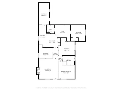 Floorplan - 305 S Madison St, Modesto, CA 95351 photo 2 of 2