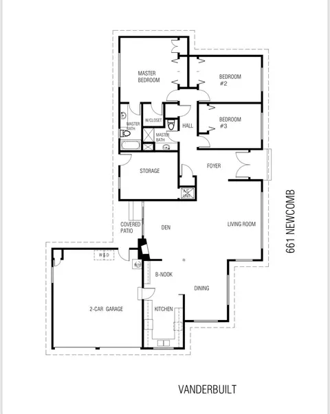 Floorplan - 661 Newcomb Ave, Turlock, CA 95382 photo 1 of 1