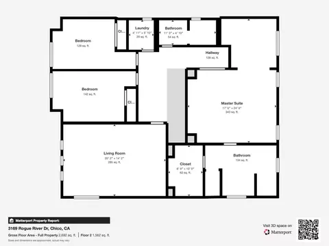 Floorplan - 3169 Rogue River Dr, Chico, CA 95973 photo 2 of 11