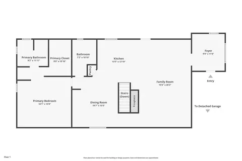 Floorplan - 20066 Dawn Ridge Dr, Jackson, CA 95642 photo 1 of 3