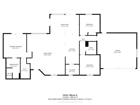 Floorplan - 10370 Spunn Rd, Jackson, CA 95642 photo 1 of 1
