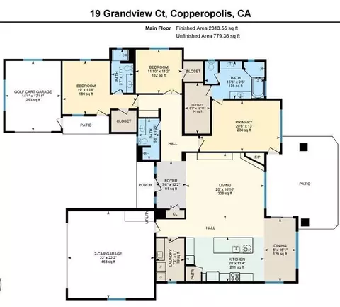 Floorplan - 19 Grandview Ct #21, Copperopolis, CA 95228 photo 1 of 1