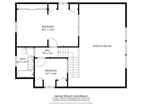 Floorplan - 6612 Michel, Mountain Ranch, CA 95246 photo 2 of 3