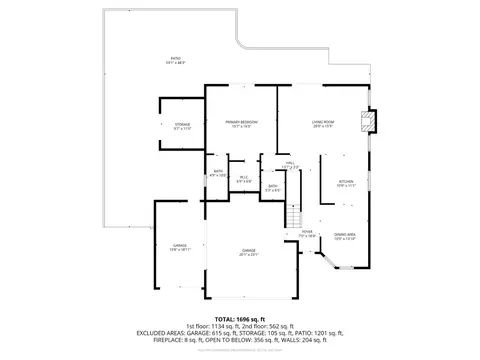 Floorplan - 1250 Wimbledon Dr, San Andreas, CA 95249 photo 1 of 3