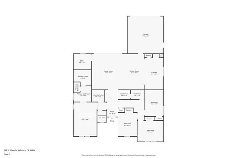 Floorplan - 758 W Main St, Winters, CA 95694 photo 1 of 1