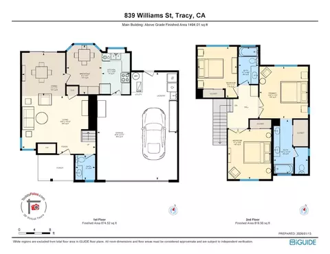 Floorplan - 839 Williams St, Tracy, CA 95376 photo 1 of 1