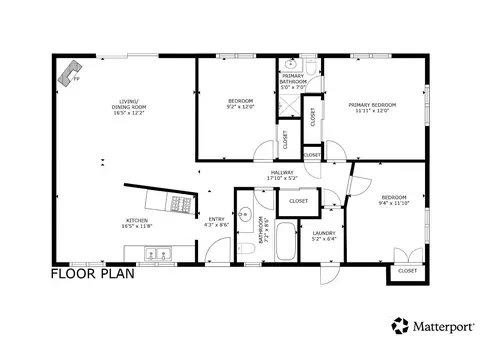 Floorplan - 1007 Cardinal St, Lodi, CA 95240 photo 1 of 1