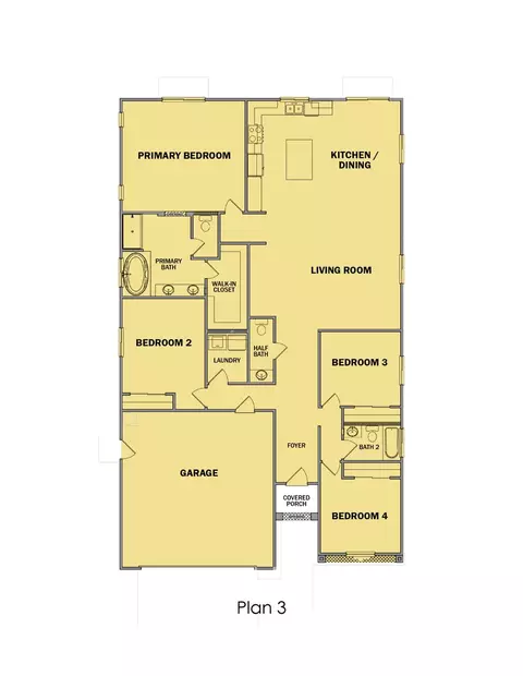 Floorplan - 1639 Hansen Ranch Rd, Olivehurst, CA 95961 photo 1 of 1
