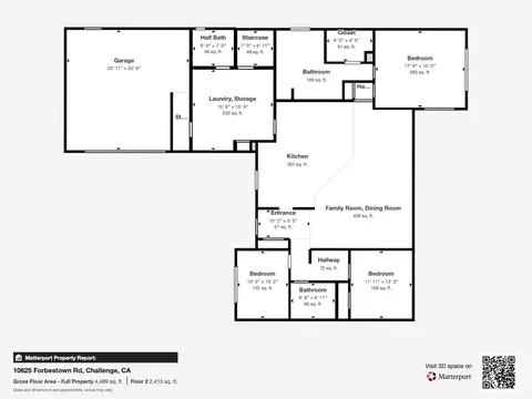 Floorplan - 10625 Forbestown Rd, Challenge, CA 95925 photo 2 of 8