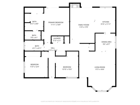 Floorplan - 5812 Kimberly Hill Ct, Carmichael, CA 95608 photo 1 of 1
