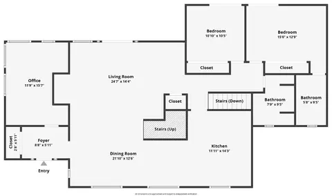 Floorplan - 24214 N Oxbow Ln, Sonora, CA 95370 photo 2 of 3