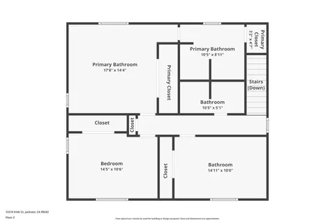Floorplan - 12210 Irish Ct, Jackson, CA 95642 photo 1 of 4