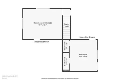 Floorplan - 12210 Irish Ct, Jackson, CA 95642 photo 2 of 4