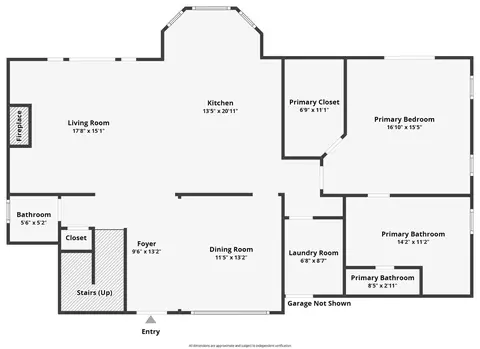 Floorplan - 511 Surrey Ln, Murphys, CA 95247 photo 1 of 2