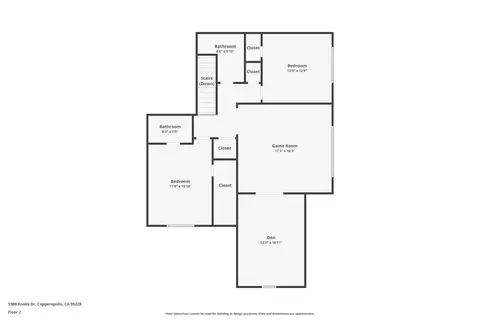 Floorplan - 1380 Knolls Dr, Copperopolis, CA 95228 photo 2 of 3