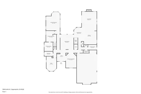 Floorplan - 1380 Knolls Dr, Copperopolis, CA 95228 photo 1 of 3