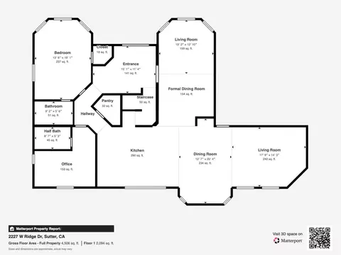 Floorplan - 2227 W W Rdg, Sutter, CA 95982 photo 3 of 3
