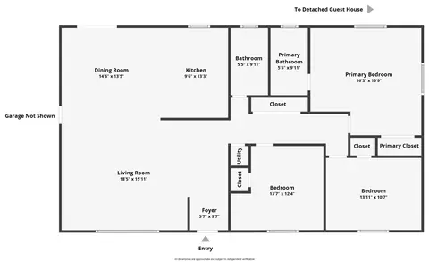Floorplan - 10480 Lowell St, Elverta, CA 95626 photo 1 of 2