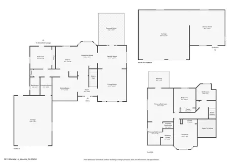 Floorplan - 5813 Mareta Ln, Loomis, CA 95650 photo 1 of 1