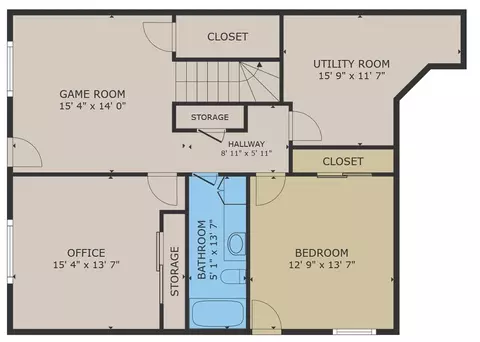 Floorplan - 11818 Upper Circle Dr, Grass Valley, CA 95949 photo 3 of 3