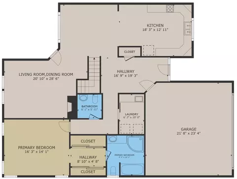 Floorplan - 11818 Upper Circle Dr, Grass Valley, CA 95949 photo 2 of 3