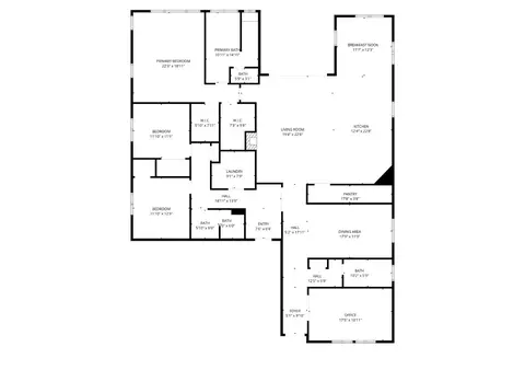 Floorplan - 2942 Laredo Dr, Rocklin, CA 95765 photo 1 of 1