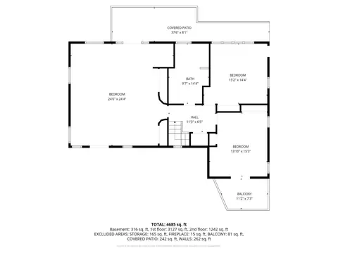 Floorplan - 2940 Garfield Ave, Carmichael, CA 95608 photo 2 of 5