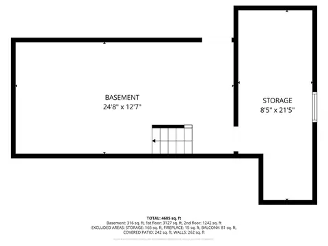 Floorplan - 2940 Garfield Ave, Carmichael, CA 95608 photo 3 of 5