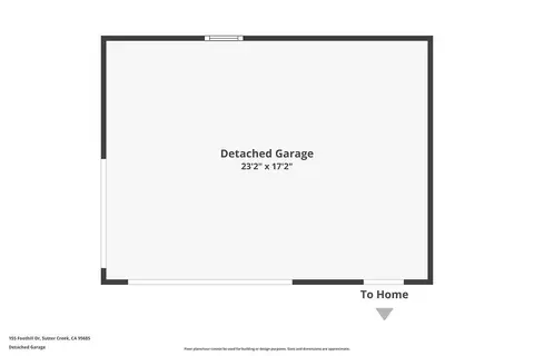 Floorplan - 155 Foothill Dr, Sutter Creek, CA 95685 photo 2 of 5