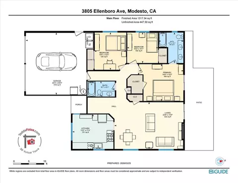 Floorplan - 3805 Ellenboro Ave, Modesto, CA 95357 photo 1 of 1