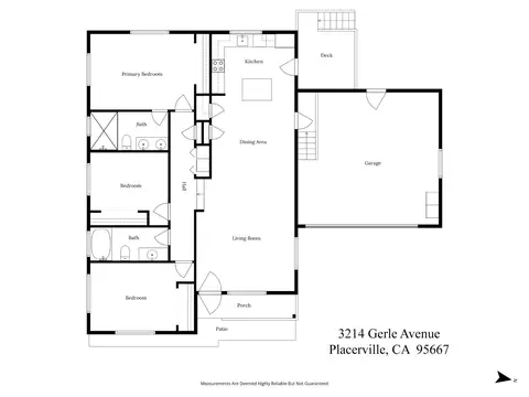 Floorplan - 3214 Gerle Ave, Placerville, CA 95667 photo 1 of 1