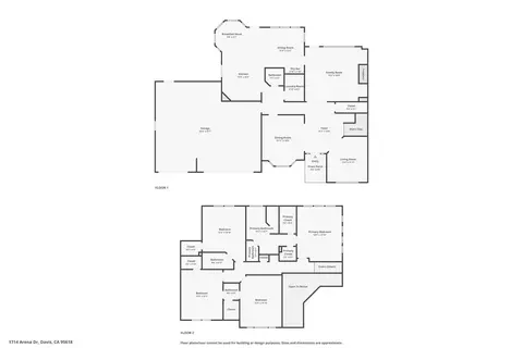 Floorplan - 1714 Arena Dr, Davis, CA 95618 photo 1 of 1