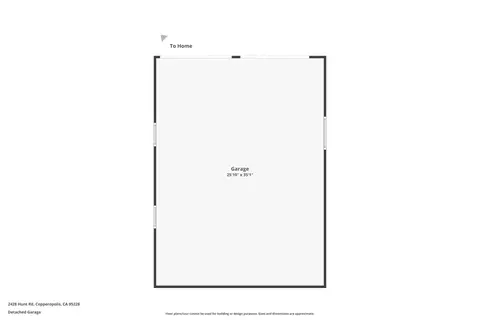 Floorplan - 2428 Hunt Rd, Copperopolis, CA 95228 photo 1 of 3