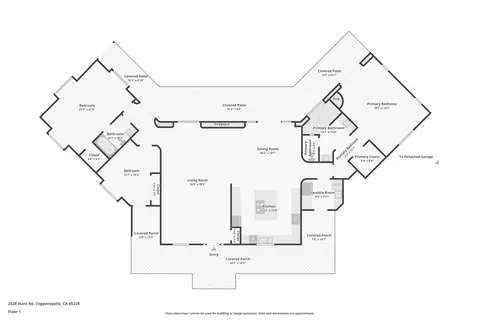 Floorplan - 2428 Hunt Rd, Copperopolis, CA 95228 photo 2 of 3