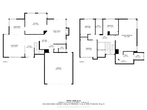 Floorplan - 4925 Puma Way, Carmichael, CA 95608 photo 2 of 2