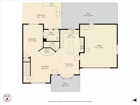 Floorplan - 6530 Marva Ln, Placerville, CA 95667 photo 1 of 3