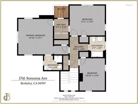 Floorplan - 1741 Sonoma Ave, Berkeley, CA 94707 photo 3 of 4