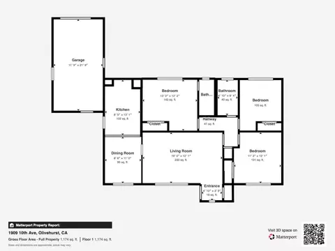 Floorplan - 1909 10th Ave, Olivehurst, CA 95961 photo 1 of 1