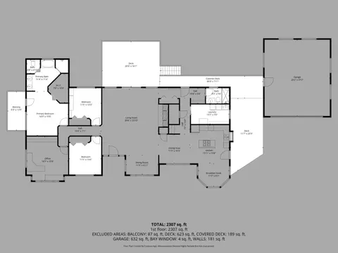 Floorplan - 999 Grizzly Way, Arnold, CA 95223 photo 2 of 3