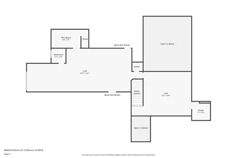 Floorplan - 26960 El Macero Dr, El Macero, CA 95618 photo 2 of 2