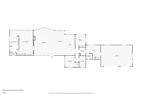 Floorplan - 12091 Mierkey Rd, Jackson, CA 95642 photo 1 of 1
