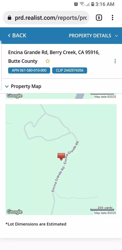 955 Encina Grande Rd, Berry Creek, CA 95916