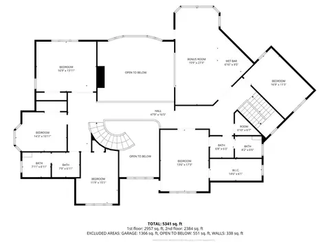 Floorplan - 5244 Fair Oaks Blvd, Carmichael, CA 95608 photo 2 of 3